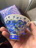 奢龍掐絲琺瑯彩主人杯輕奢手繪斗笠杯品茗專用功夫單杯 掐絲琺瑯彩 翡翠綠斗笠杯 曬單實(shí)拍圖
