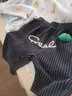 歌瑞家（greatfamily）2023夏季新款兒童男寶寬松舒適時(shí)尚針織七分褲童裝下裝 褲子 樂(lè )友 豎條 110cm 曬單實(shí)拍圖