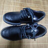 公牛世家男鞋秋季英倫厚底增高休閑皮鞋大頭工裝鞋子男士軟底低幫馬丁鞋靴 黑色【四季款單鞋】GN123101845 39 （運動(dòng)鞋碼） 曬單實(shí)拍圖