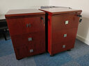 中偉（ZHONGWEI） 活動(dòng)柜文件柜三抽柜抽屜柜桌下柜老板桌帶輪配套小柜子 曬單實(shí)拍圖