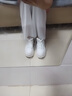 達芙妮（DAPHNE）小白鞋女2025新款春秋季厚底運動(dòng)鞋松糕鞋百搭休閑板鞋軟底增高 黑色 (網(wǎng)布透氣款） 38 曬單實(shí)拍圖