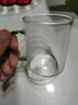 直筒玻璃杯 玻璃小茶杯帶把品茗杯透明小杯子耐熱杯功夫茶具套裝功夫茶加厚杯 6只200ml六色把杯+小黑盤(pán) 曬單實(shí)拍圖