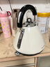 摩飛電器（Morphyrichards） 英國(guó)摩飛燒水壺家用大容量不銹鋼電燒水壺開(kāi)水壺MR7456A 1.5L MR7076A白色 曬單實(shí)拍圖