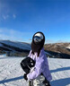 RINDU滑雪頭套冬季防風(fēng)面罩女多功能防風(fēng)一體帽保暖護臉圍脖防寒面罩男 黑色【加厚搖粒絨 防風(fēng)保暖】 均碼 曬單實(shí)拍圖