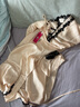 Crown Kitty性感睡裙女蕾絲V領(lǐng)吊帶睡衣夏季冰絲薄款睡袍高級輕奢家居服套裝 A8CK品牌專(zhuān)柜-香檳色 L 推薦【100斤-115斤】 曬單實(shí)拍圖