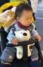 G.DUCKKIDS小黃鴨嬰兒幼兒童羽絨褲90白鴨絨加厚外穿褲子男女寶寶連體背帶褲 牛仔藍 100 【建議3-4歲】 曬單實(shí)拍圖