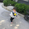 G.DUCKKIDS小黃鴨男童外套2023春秋款兒童連帽拉鏈衫中小童卡通夾克男寶寶上 白色:春秋款 80:尺碼建議身高75cm左右 曬單實拍圖