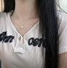 蘇十六925銀仿珍珠項(xiàng)鏈女簡(jiǎn)約輕奢鎖骨鏈時(shí)尚吊墜女生日禮物送老婆女友 925銀珍珠項(xiàng)鏈+玫瑰禮盒 曬單實(shí)拍圖