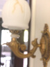 凱特皇菲 全銅歐式壁燈臥室床頭燈客廳背景墻燈具過(guò)道走廊美式壁燈 9031 9015-1B 曬單實(shí)拍圖