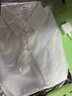 勤思路白襯衫男加絨長(cháng)袖學(xué)生班服港風(fēng)潮流襯衣商務(wù)修身免燙職業(yè)正裝上衣 白色【常規款】+領(lǐng)帶 2XL 【130斤內】 曬單實(shí)拍圖
