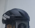 ROCKBROS自行車頭盔一體成型公路車山地車安全帽男女裝備  魅夜黑（啞光) 曬單實(shí)拍圖