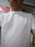 季言夏季250g厚實(shí)重磅冰感純棉短袖t恤男夏美式汗衫男卡其色純色半袖 白色（250G重磅長(cháng)絨棉） L 曬單實(shí)拍圖