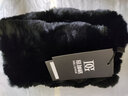 幕加格圍脖男女冬季韓版加厚護頸保暖手工獺兔毛皮草圍巾發(fā)箍?jì)捎貌碧?127 黑色 曬單實(shí)拍圖