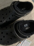 卡駱馳（CROCS）貝雅克駱格保暖拖鞋|205969 黑色-060 43(270mm)  曬單實(shí)拍圖