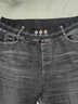 皮爾卡丹松緊腰直筒牛仔褲女春秋2025新款中年老年媽高腰休閑長(cháng)褲加絨冬季 915藍色【松 緊】 6XL 34 155-165斤】 曬單實(shí)拍圖
