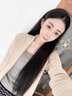 俞兆林中長(zhǎng)款針織開衫女裝新款2024年秋裝慵懶風(fēng)寬松百搭長(zhǎng)袖毛衣外套女 黑色 均碼 建議80-130斤 曬單實(shí)拍圖