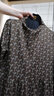 皮爾卡丹（pierre cardin）氣質(zhì)時(shí)尚金絲絨連衣裙秋季2025新款媽m洋氣寬松顯瘦垂感長(cháng)袖裙子 咖啡色 XL 【115-130斤】 曬單實(shí)拍圖