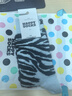 Happy Socks【新品】Happy Socks色彩條紋襪子多巴胺襪子中筒襪襪子女ins潮 蓬蓬斑馬藍 1雙 L 41-46 曬單實(shí)拍圖