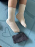 鼠你可愛(ài)2022秋冬新款純色男童女童襪無(wú)骨不勒中筒襪寶寶保暖襪兒童襪子 KT2138霧藍/麻灰/焦糖 3-5歲 （L碼建議腳長(cháng)14-16cm） 曬單實(shí)拍圖