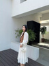 CAHOE KULLO包包女包2025年新款輕奢侈女士斜挎包小方包菱格單肩包時(shí)尚品牌 米白色-CK生日禮物送女友 曬單實(shí)拍圖