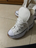 匡威（Converse）【滔搏運動(dòng)】Converse匡威帆布鞋女鞋高幫厚底增高運動(dòng)鞋輕便舒 166799C 35 曬單實(shí)拍圖