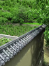 仿古雙面一體瓦屋頂檐裝飾馬頭墻圍墻瓦墻頭壓頂瓦塑料瓦樹脂瓦片 黑灰色20雙面瓦 曬單實拍圖