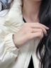 六桂福珠寶冰川黃金戒指男女一對(duì)足金情侶對(duì)戒七夕情人節(jié)禮物送女友老婆生日 金重約1.8g*足金女戒*品牌禮盒 曬單實(shí)拍圖