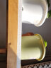 爱丽思（IRIS）花盆加厚树脂控根盆Deepot圆口绿萝绣球蔷薇月季塑料花盆无盆托 6号浅绿色(口径约20.3cm)无盆托 实拍图