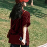凰梡酒紅色國潮美式復(fù)古t恤重磅歐美高街短袖男款潮牌小領(lǐng)口半袖 紅色 2XL 曬單實(shí)拍圖