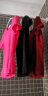 艾路丝婷夏装短袖T恤女上衣韩版修身圆领纯色棉体恤TX3361 酒红色 165/88A/L 实拍图