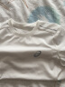 asics亚瑟士童装夏季男女儿童网眼运动速干短袖T恤 00本白 120cm 实拍图