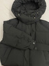 鴨鴨（YAYA）短款羽絨服女2024冬季新款時(shí)尚休閑百搭面包服保暖加厚小個(gè)子外套 米白 S 曬單實(shí)拍圖