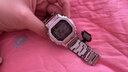 卡西歐（CASIO） 明星同款G-SHOCK小方塊時(shí)尚運動(dòng)男表金塊銀塊石英表 送男友女友 GMW-B5000D-1PRT 曬單實(shí)拍圖