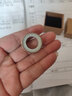【贏(yíng)夫人 】菩提戒指手工diy白玉半成品手工根子男女情侶繞指柔禮物送男友七夕情人節禮物 女款一個(gè)帶工具24-26mmGSF-DBZ-35 曬單實(shí)拍圖