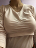 犬印本鋪（INUjIRUSHI）哺乳期喂奶睡衣孕婦裝懷孕產(chǎn)前產(chǎn)后通用月子服上衣春秋修身裝 粉色 M-L 曬單實(shí)拍圖