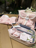 蘭咖小熊（Lan Ka xiao xiong）初生嬰兒衣服禮盒新生的兒見(jiàn)面禮盒嬰兒禮物滿(mǎn)月禮冬季送禮高檔女 茉莉公主的后花園F款禮盒 66cm （3-6個(gè)月寶寶） 曬單實(shí)拍圖
