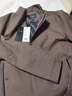 杉杉（FIRS）小牛津布抗皺立領(lǐng)夾克男2025秋季新款易打理純色百搭行政外套101 卡其- 加絨 XL (180) 曬單實(shí)拍圖