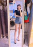 Moermashi一字帶高跟拖鞋女外穿2025夏季新款宴會性感露趾細(xì)跟水鉆涼拖鞋 黑色 36 尺碼偏大 曬單實拍圖
