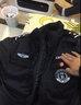卓倫尚品保安服冬裝冬季加厚中長(cháng)款大衣棉襖物業(yè)門(mén)衛保安棉服黑色作訓大衣 斜紋作訓大衣+標志 3XL (185) 曬單實(shí)拍圖