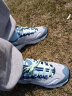 斯凯奇（Skechers）复古老爹鞋厚底增高休闲运动女鞋13143 GYBL灰色/蓝色36.5 实拍图