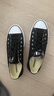 匡威（Converse）官方All Star Lift女低幫帆布鞋典厚底鞋黑色560250C 黑色/560250C 39 曬單實拍圖