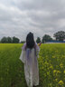 久愛久兒童漢服女童夏季古風(fēng)連衣裙唐裝古裝襦裙小女孩演出服 重工刺繡福蝶紫色 140 曬單實(shí)拍圖