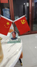 鹿照陽毛主席擺件毛主席汽車擺件偉人小紅旗車內(nèi)飾品擺件國旗車載 磚石藍(lán)底主席紅旗擺件 曬單實(shí)拍圖
