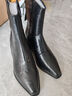 森達時(shí)裝靴女子年氣質(zhì)尖頭粗跟休閑短靴ZTE13DZ4 黑色 36 曬單實(shí)拍圖