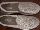 斯凯奇（Skechers）夏季一脚蹬健步鞋女士透气蕾丝网面懒人鞋子休闲软底单鞋896020 晒单实拍图
