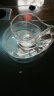 RCR意大利进口RCR水晶玻璃耐热卡布奇诺咖啡杯带把热饮杯马克拿铁杯 RCR咖啡杯102ml【欢愉】带碟 实拍图