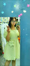 莫代爾法式方領(lǐng)泡泡袖連衣裙女2025夏季新款公主蓬松裙收腰顯瘦中長裙子 白色 M 【建議96-105斤】 曬單實(shí)拍圖