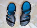 迪卡儂（DECATHLON）游泳男士運動(dòng)包腳拖鞋男時(shí)尚室外速干沙灘洞洞鞋NABD CLOG500 黑色 墨藍底 42-43 曬單實(shí)拍圖