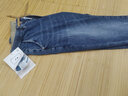 眩度（XUANDU）高檔松緊腰牛仔褲男春夏季新款寬松小腳百搭潮流錐形哈倫顯瘦褲子 九分淺藍色3573 33 曬單實(shí)拍圖
