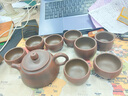 廣西欽州坭興陶茶壺霸王壺純手工壺泡茶壺原礦泥料家用茶壺功夫茶 古銅紅色 曬單實(shí)拍圖